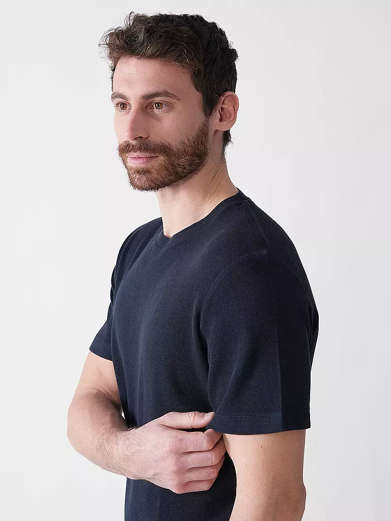 NN.07 | T-Shirt CLIVE | dunkelblau