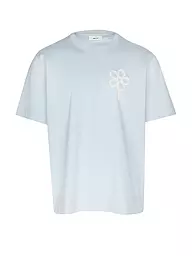 NN.07 | T-Shirt PEDRO EMB | hellblau