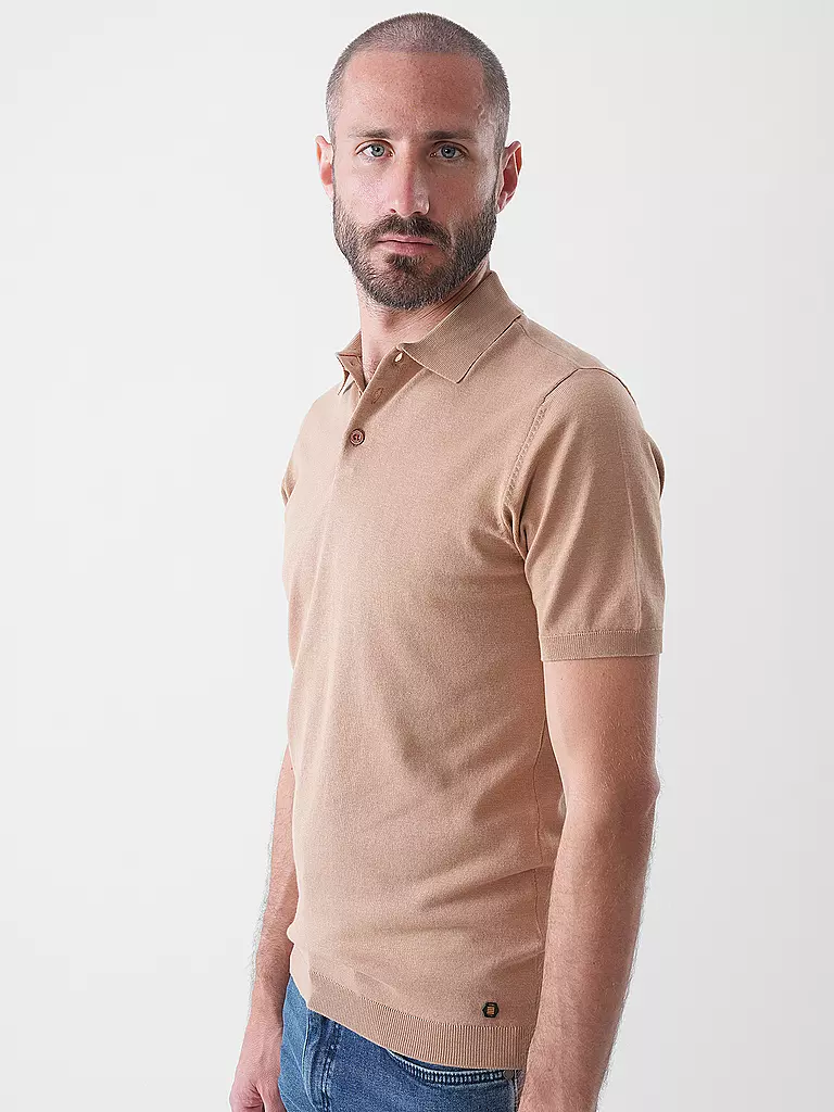 NO EXCESS | Poloshirt  | hellbraun