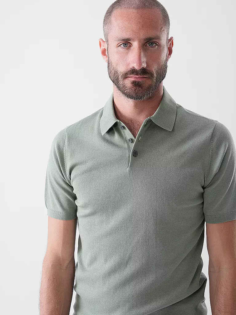NO EXCESS | Poloshirt | hellbraun