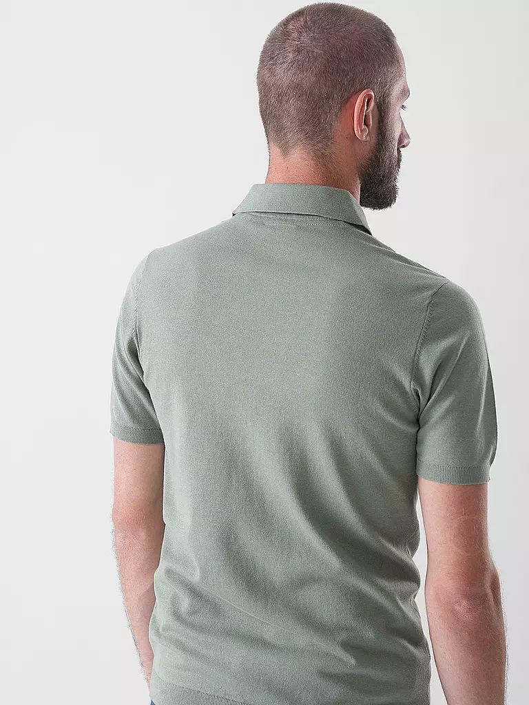 NO EXCESS | Poloshirt | hellbraun
