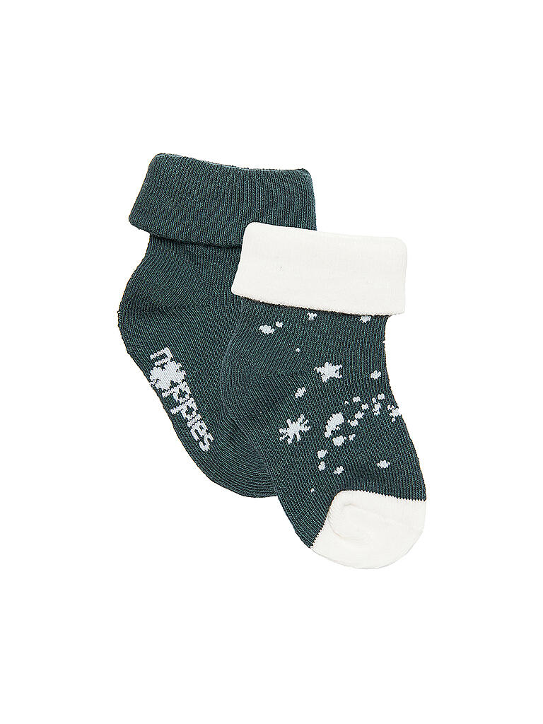 NOPPIES | Baby Socken 2-er Pkg. MILO dark slate | blau