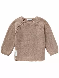 NOPPIES | Baby Strickjacke PINO  | hellbraun