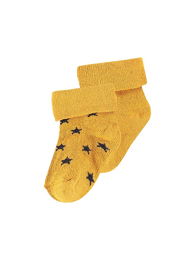 NOPPIES | Baby-Socken 2-er Pkg, "Levi Star" | gelb