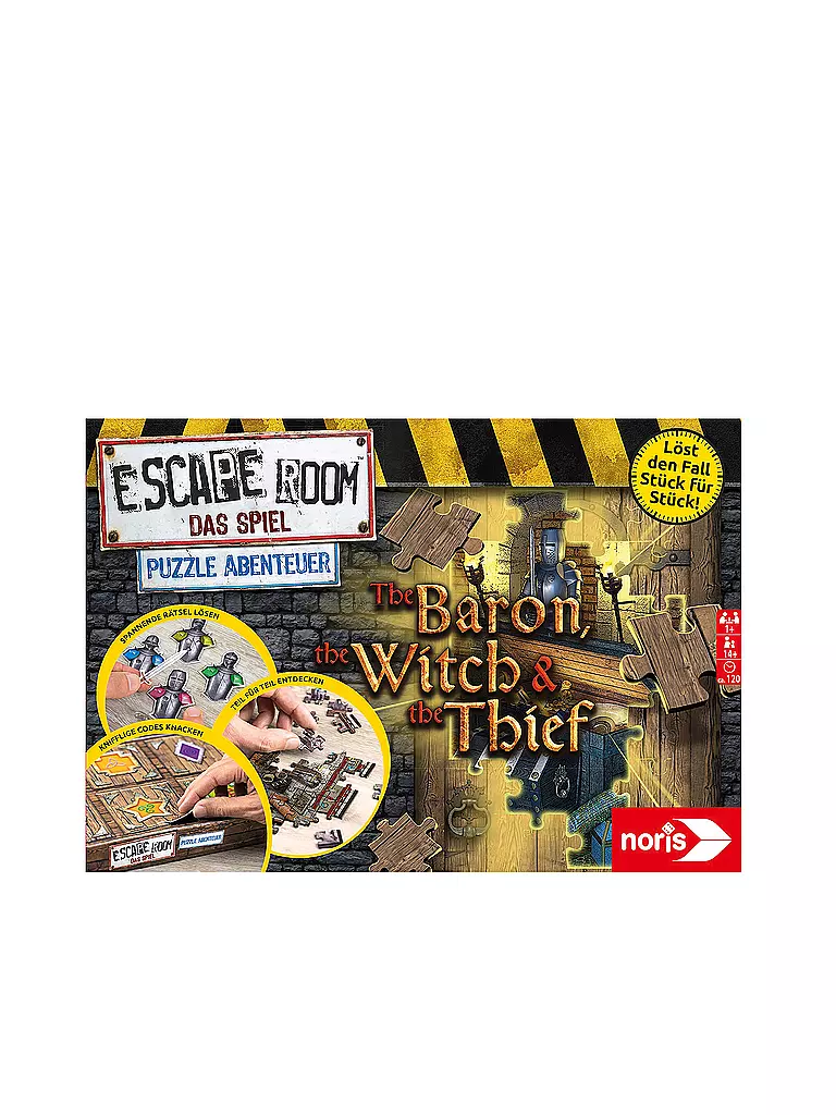 NORIS | Escape Room Das Spiel Puzzle Abenteuer, The Baron, The Witch & The Thief | keine Farbe