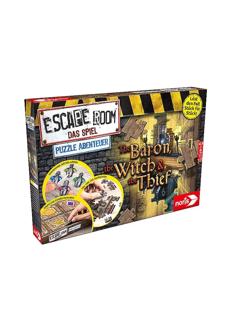 NORIS | Escape Room Das Spiel Puzzle Abenteuer, The Baron, The Witch & The Thief | keine Farbe
