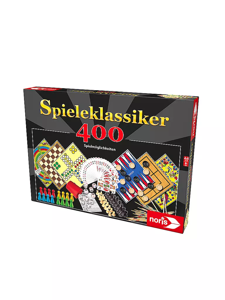 NORIS | Spieleklassiker mit 400 Spielmöglichkeiten | keine Farbe