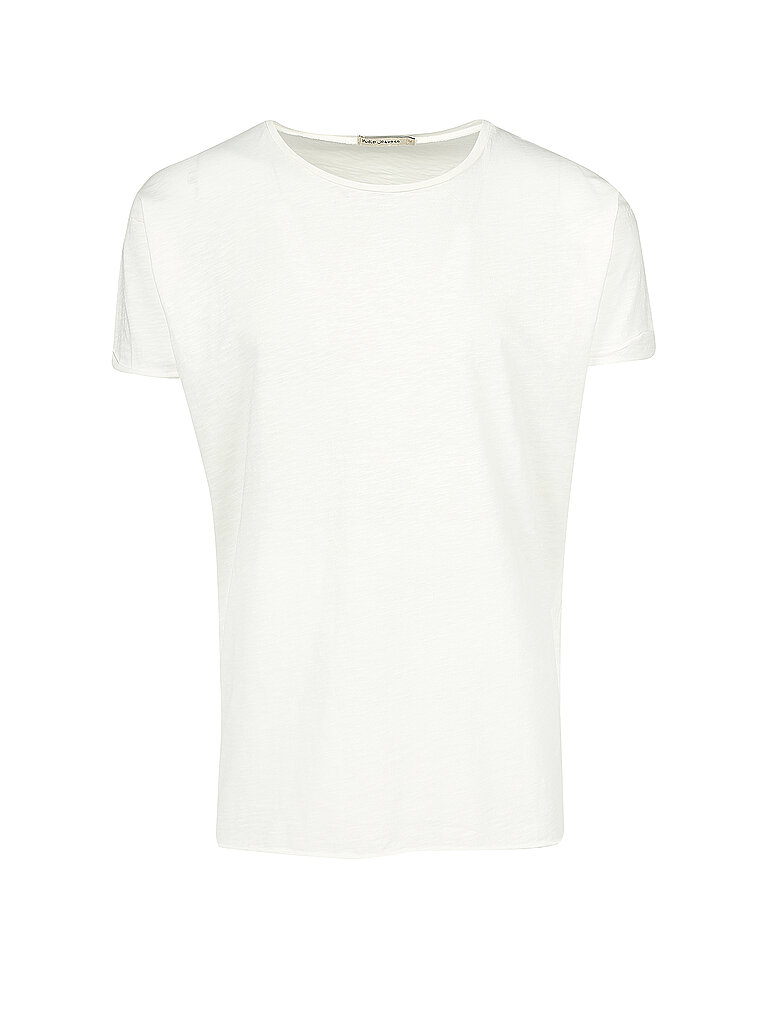 NUDIE JEANS T-Shirt Roger weiss | XL