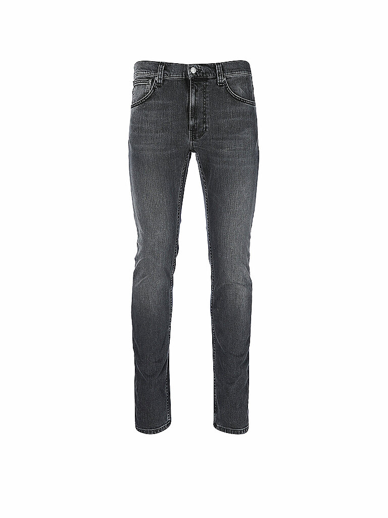 Nudie Jeans Herren Lean Dean Black Eyes Jeans, Schwarze Augen, 49