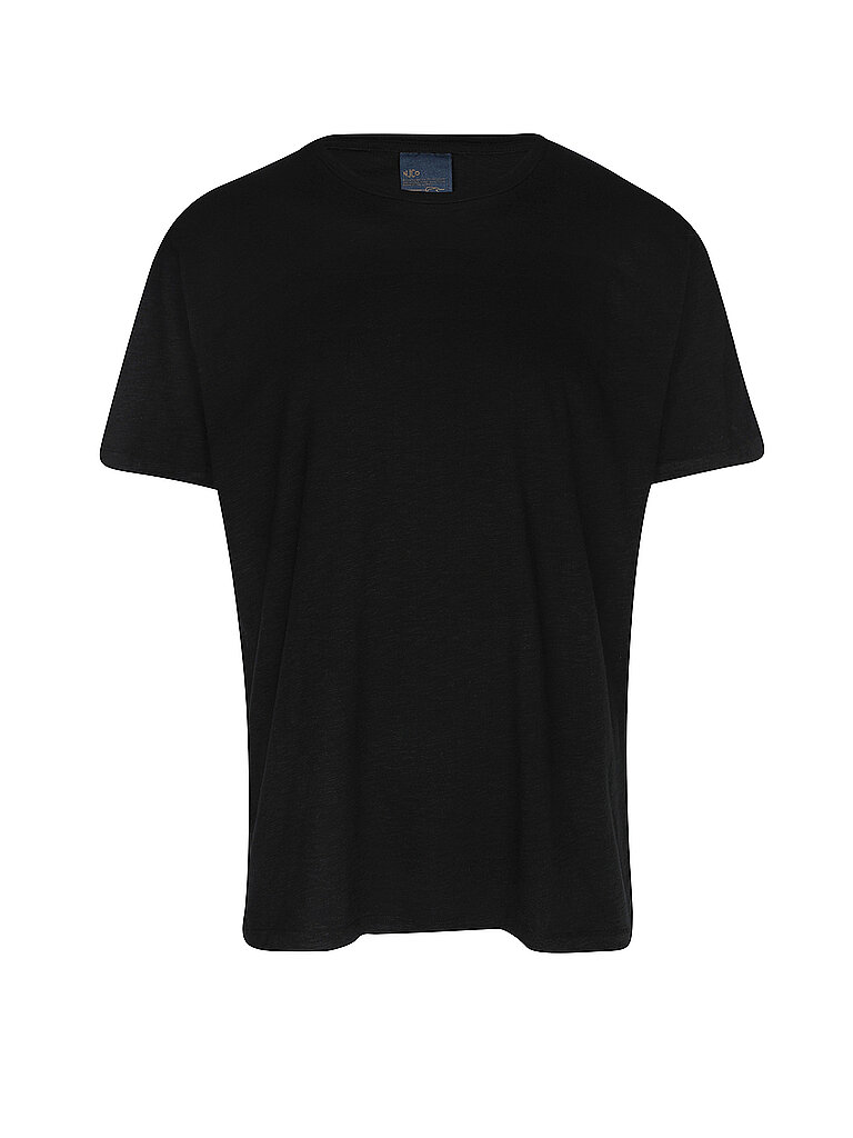 NUDIE JEANS T-Shirt ROFFE schwarz | S
