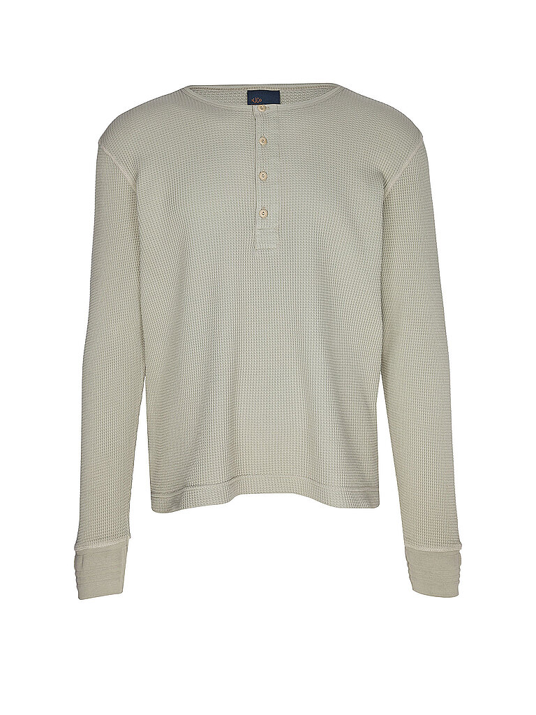 NUDIE JEANS Langarmshirt  beige | XL