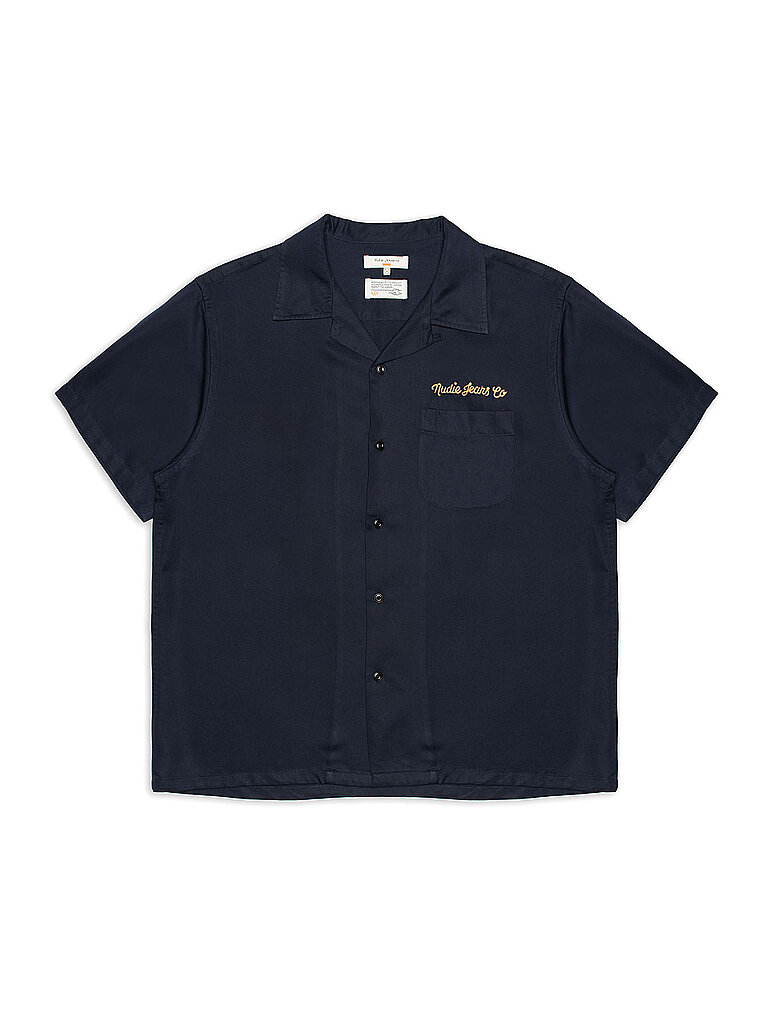 Hemd mit kurzen Ärmeln Nudie Jeans Arthur Bowling 8 Wonders