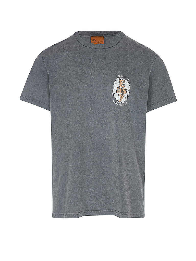 NUDIE JEANS T-Shirt ROY grau | XL