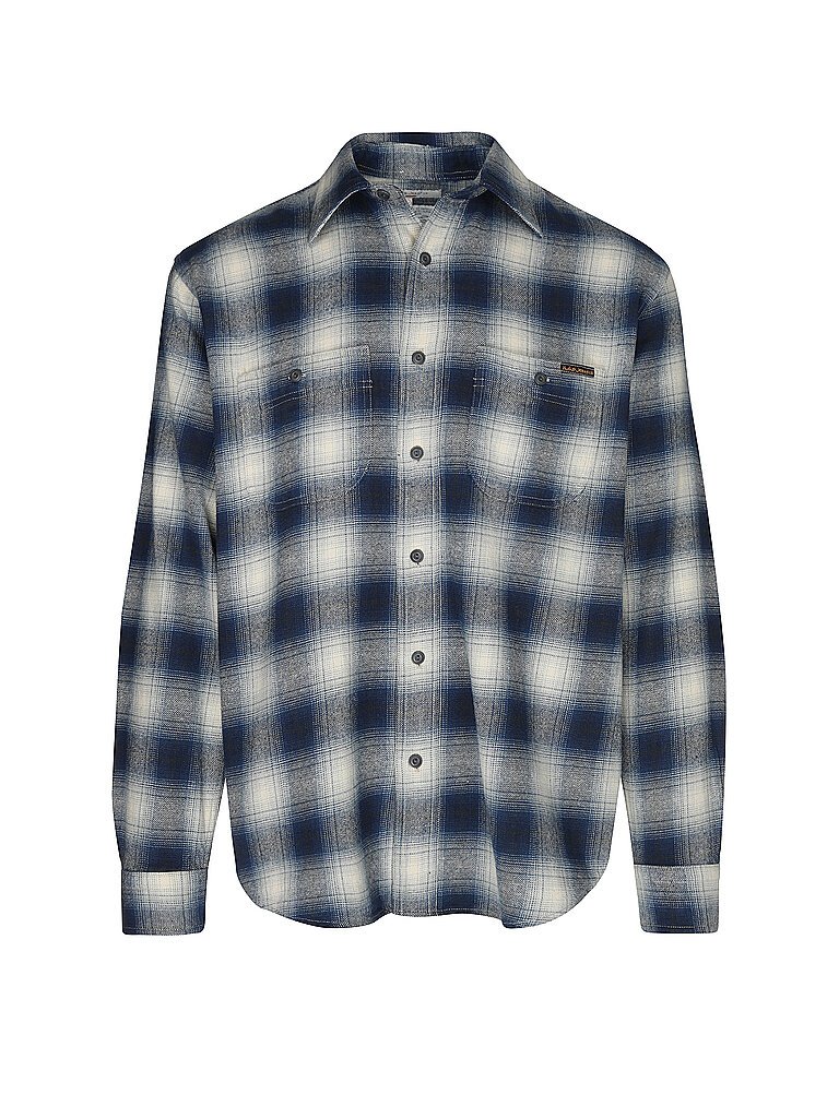 NUDIE JEANS Overshirt JULIAN blau | M