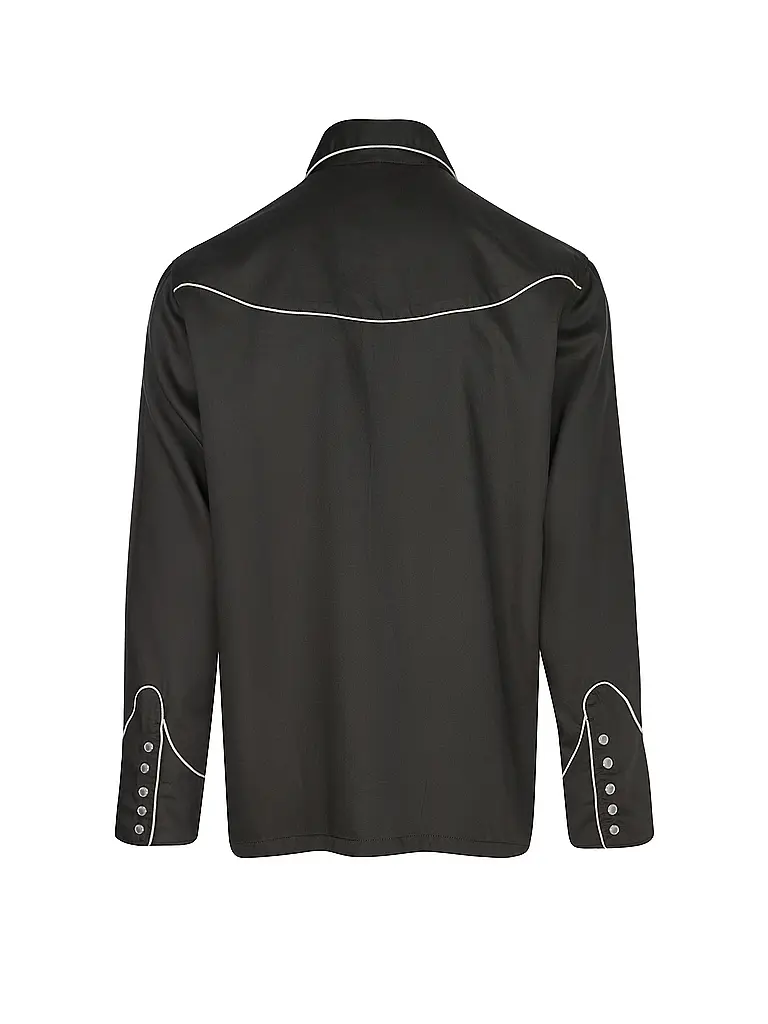 NUDIE JEANS | Hemd GONZO WESTERN | Schwarz