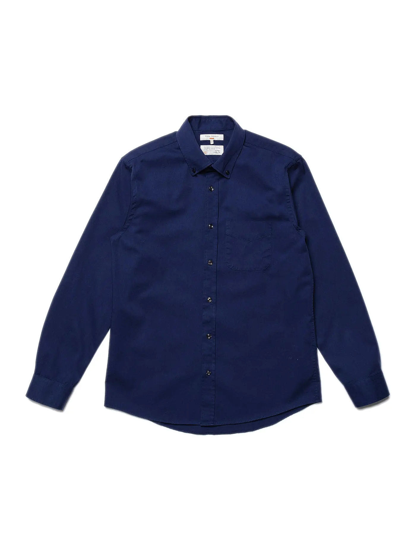 NUDIE JEANS | Hemd Regular Fit JOHN | blau