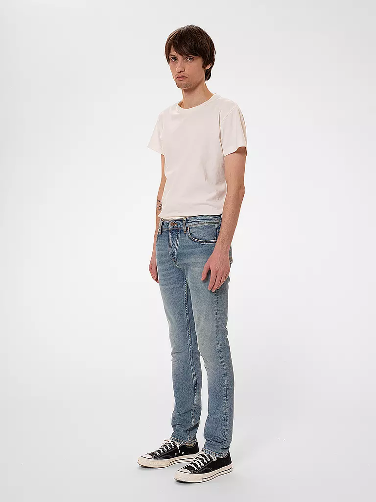 NUDIE JEANS | Jeans Slim Fit GRIM TIM | hellblau