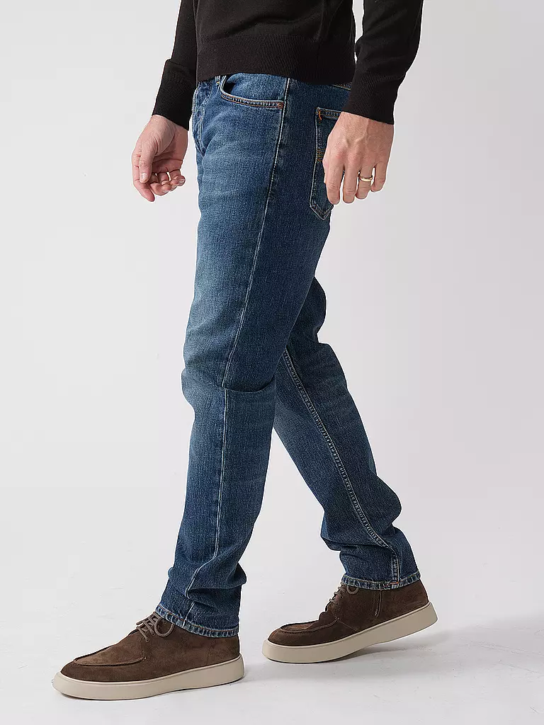 NUDIE JEANS | Jeans Straight Fit SOLID OLLIE | blau