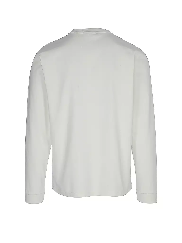 NUDIE JEANS | Langarmshirt Rudi | weiß