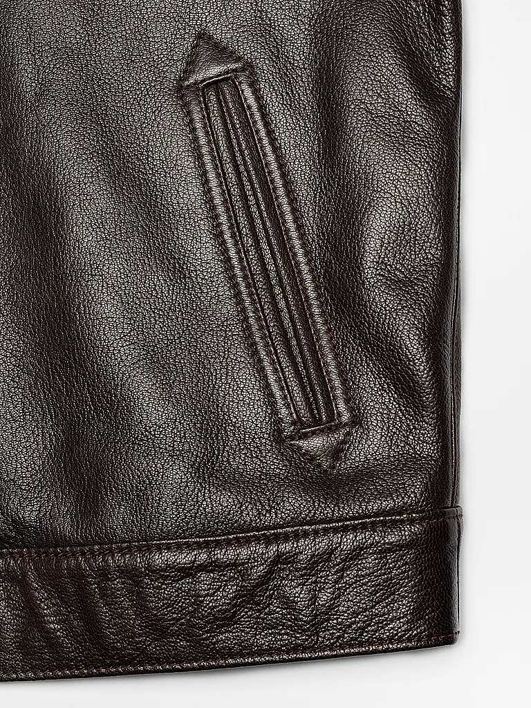 NUDIE JEANS | Lederjacke JOPPE WESTERN | 