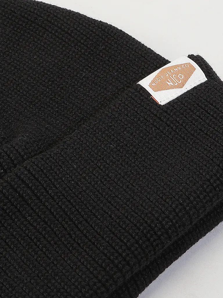 NUDIE JEANS | Mütze - Haube  | Schwarz