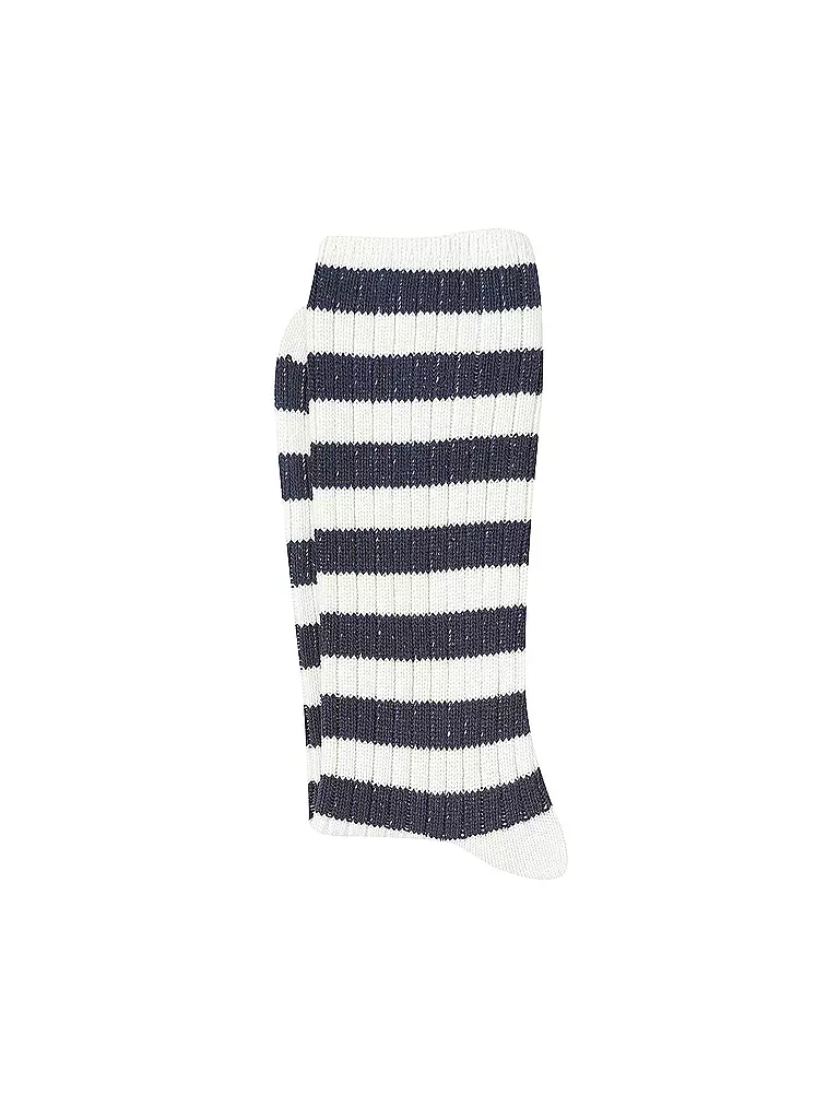 NUDIE JEANS | Socken (blue) | weiss