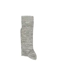 NUDIE JEANS | Socken RASMUSSON green / beige | hellgrau