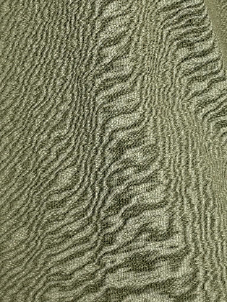 NUDIE JEANS | T shirt " Roger Slub " | olive