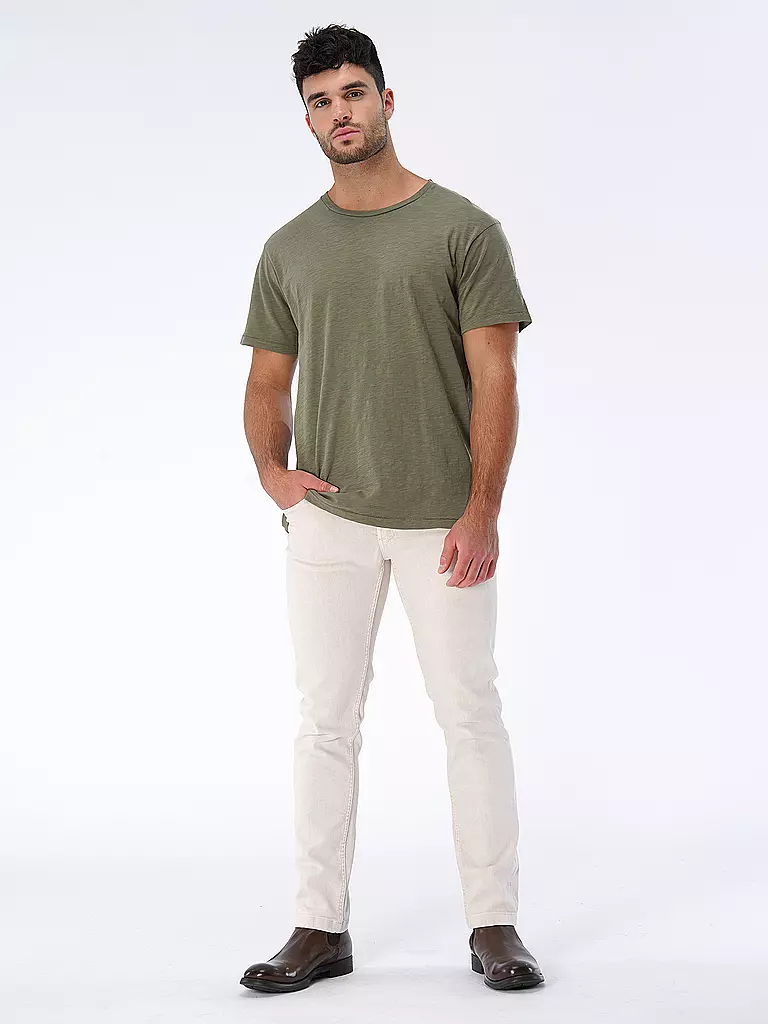 NUDIE JEANS | T-Shirt ROFFE | olive