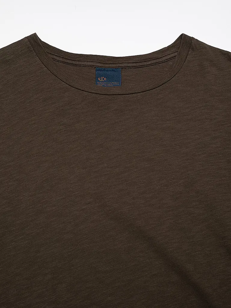 NUDIE JEANS | T-Shirt ROFFE | braun