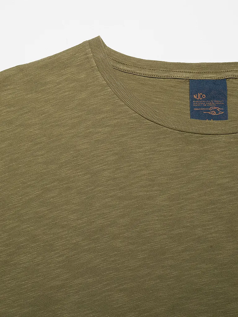NUDIE JEANS | T-Shirt ROFFE | olive