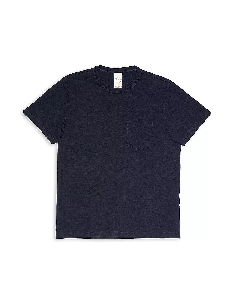 NUDIE JEANS | T-Shirt ROY | dunkelblau