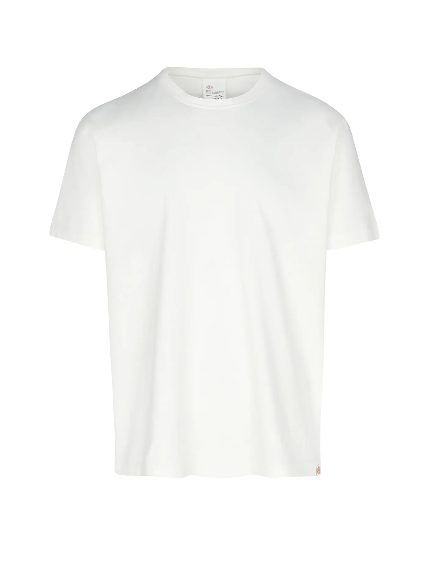 NUDIE JEANS | T-Shirt UNO EVERDAY  | weiss