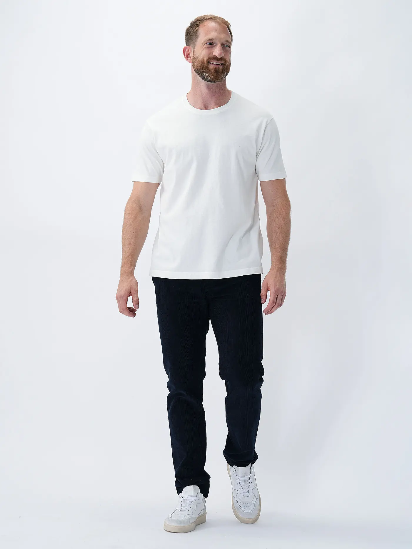NUDIE JEANS | T-Shirt UNO EVERDAY  | weiss