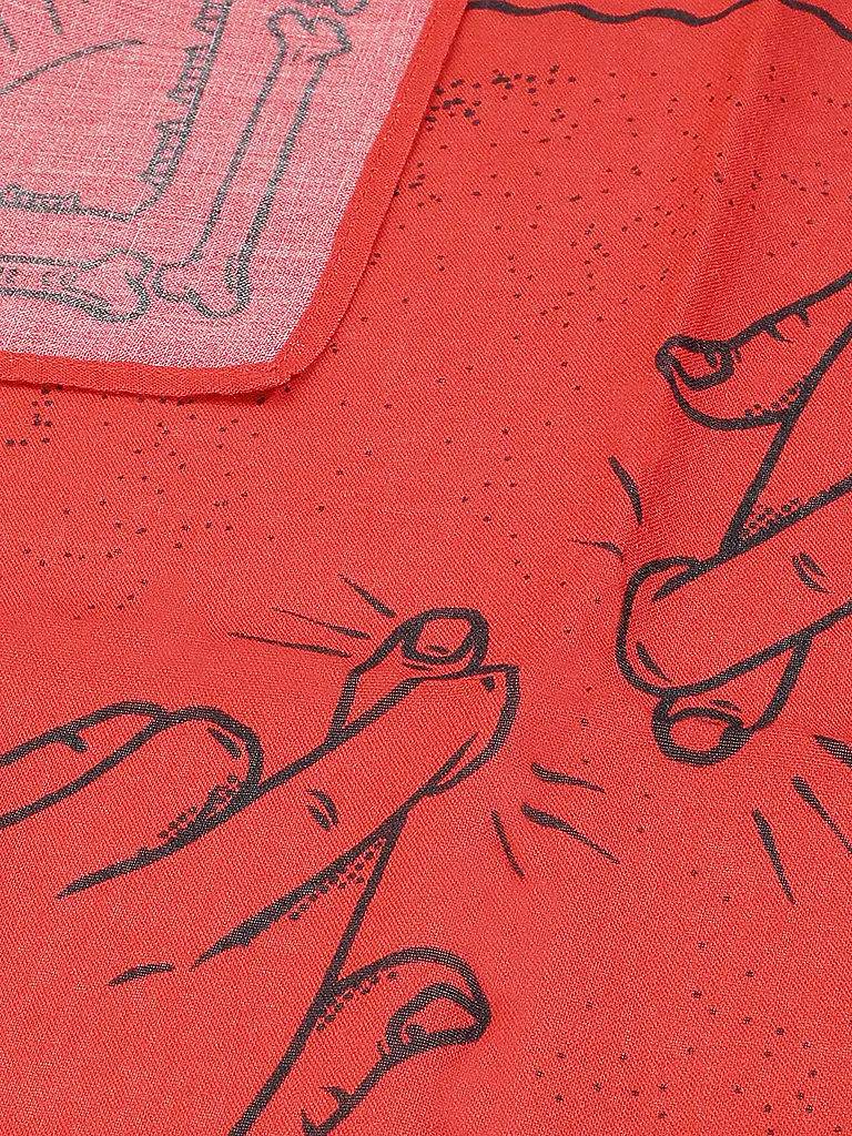 NUDIE JEANS | Tuch - Bandana | Rot