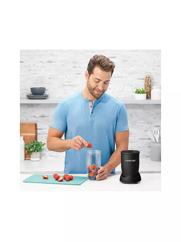NUTRIBULLET | Standmixer NUTRIBULLET PRO Schwarz/Matt | silber