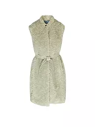 OAKWOOD | Gilet in Felloptik DESTINEE | beige