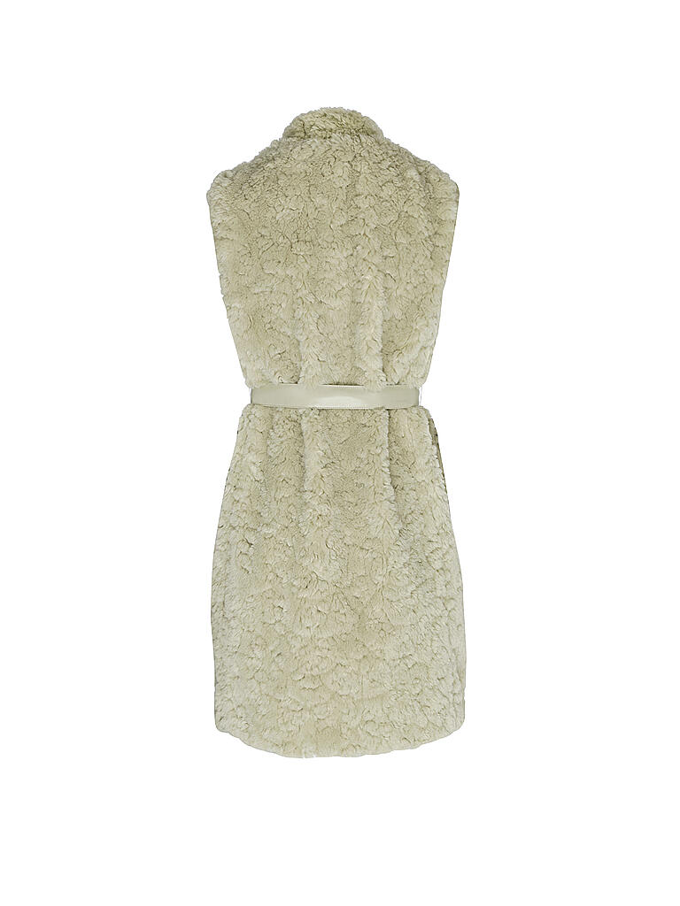 OAKWOOD | Gilet in Felloptik DESTINEE | beige