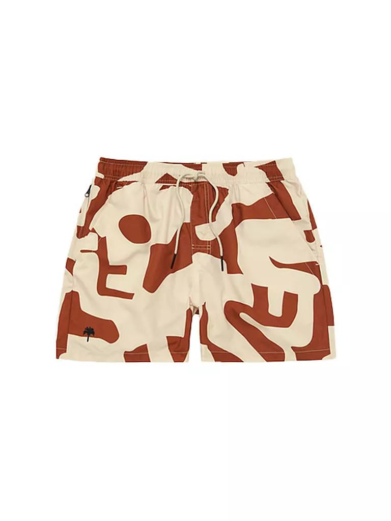 OAS | Badeshorts RUSSETT PUZZLOTEC | rot