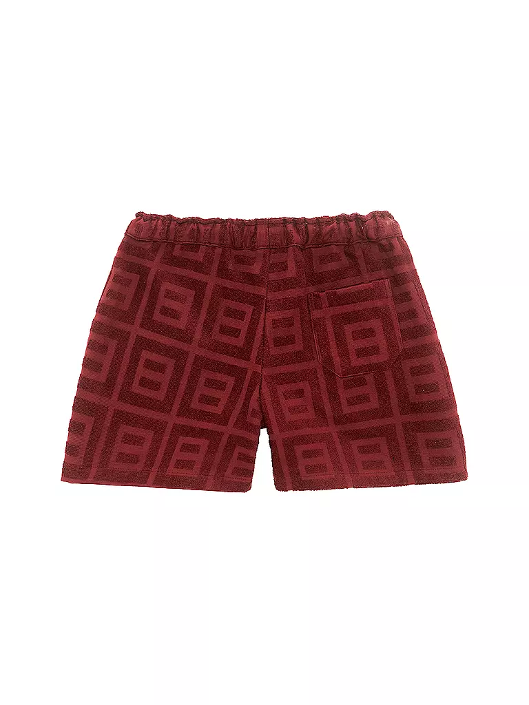 OAS | Frottee Shorts | rot