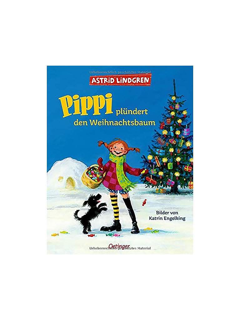 OETINGER VERLAG Buch - Pippi plündert den Weihnachtsbaum