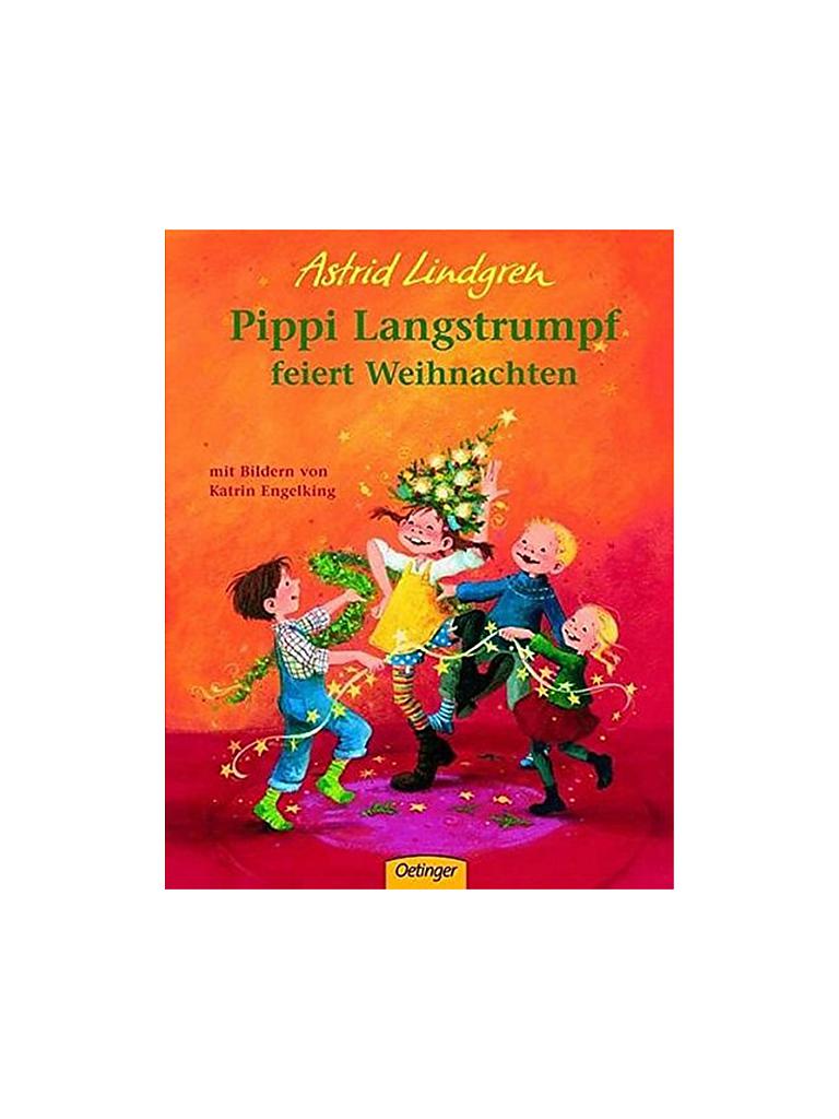 Weihnachten 2022 Pippi Langstrumpf OETINGER VERLAG Buch Pippi Langstrumpf feiert Weihnachten (Gebundene