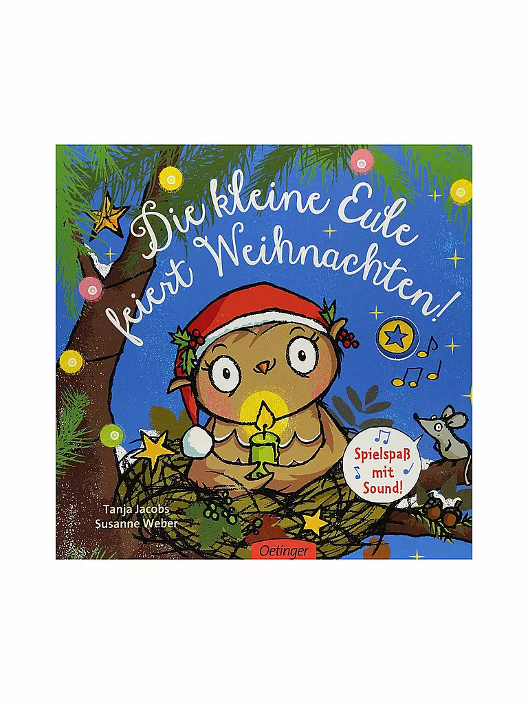 OETINGER VERLAG | Die kleine Eule feiert Weihnachten (Pappbilderbuch mit Sound) | keine Farbe