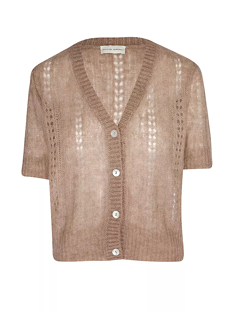 OFFICINE GENERALE | Cardigan AGLAE  | hellbraun