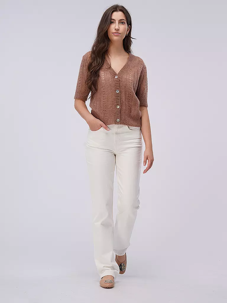 OFFICINE GENERALE | Cardigan AGLAE  | hellbraun