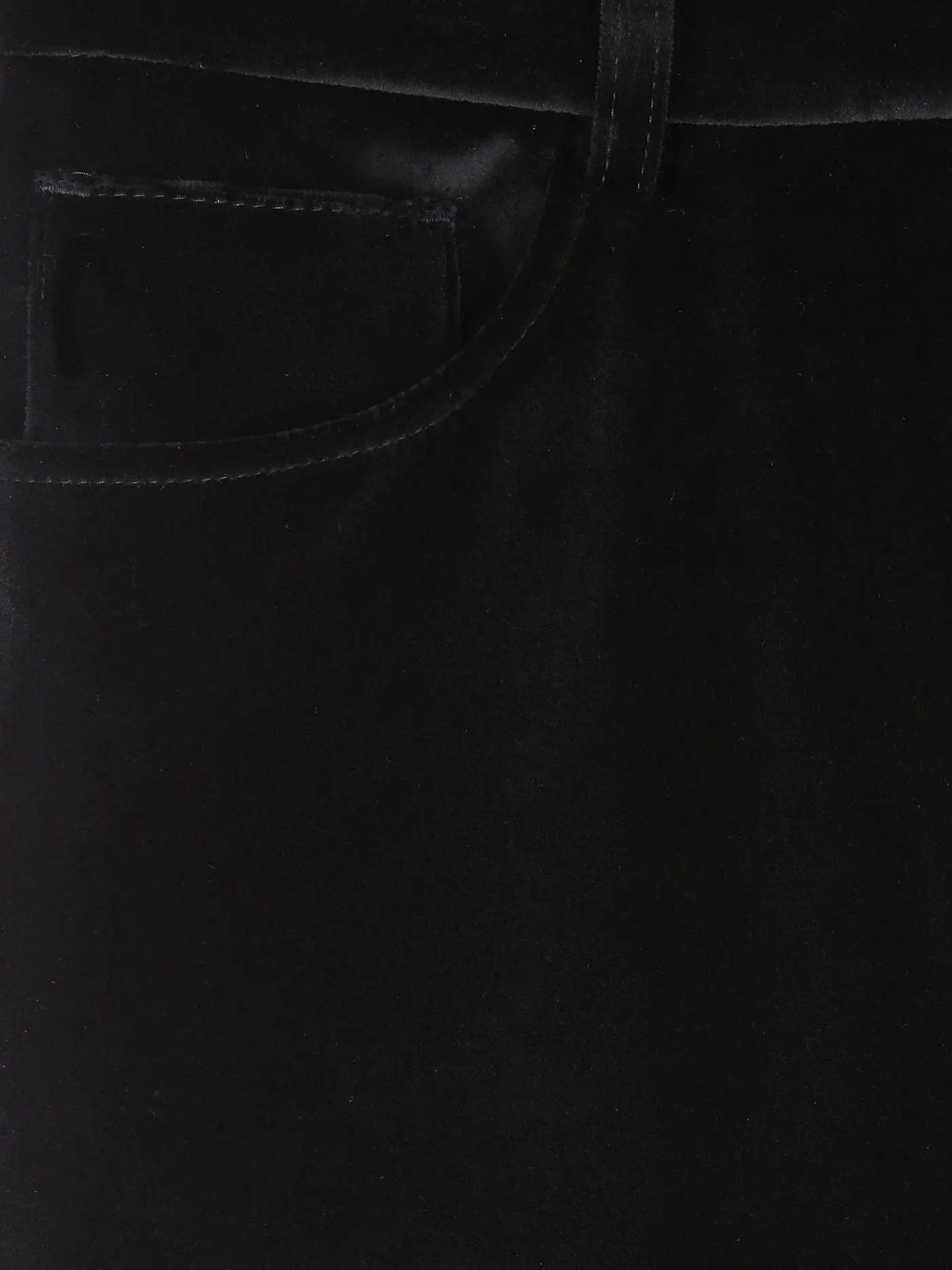 OFFICINE GENERALE | Hose ROMY VELVET | schwarz
