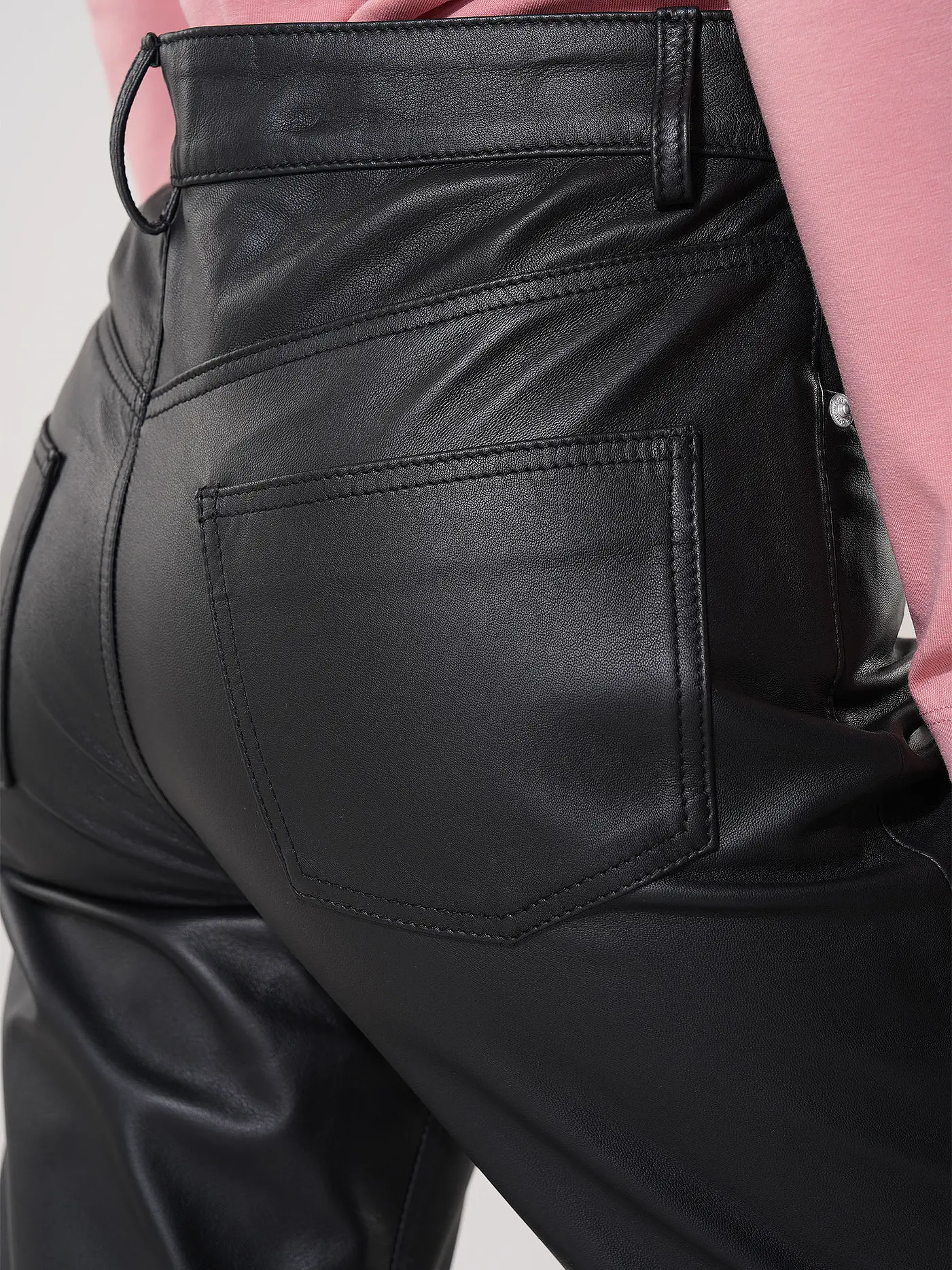 OFFICINE GENERALE | Lederhose NAOMI | schwarz