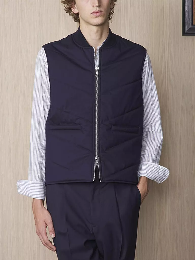 OFFICINE GENERALE | Steppgilet | blau