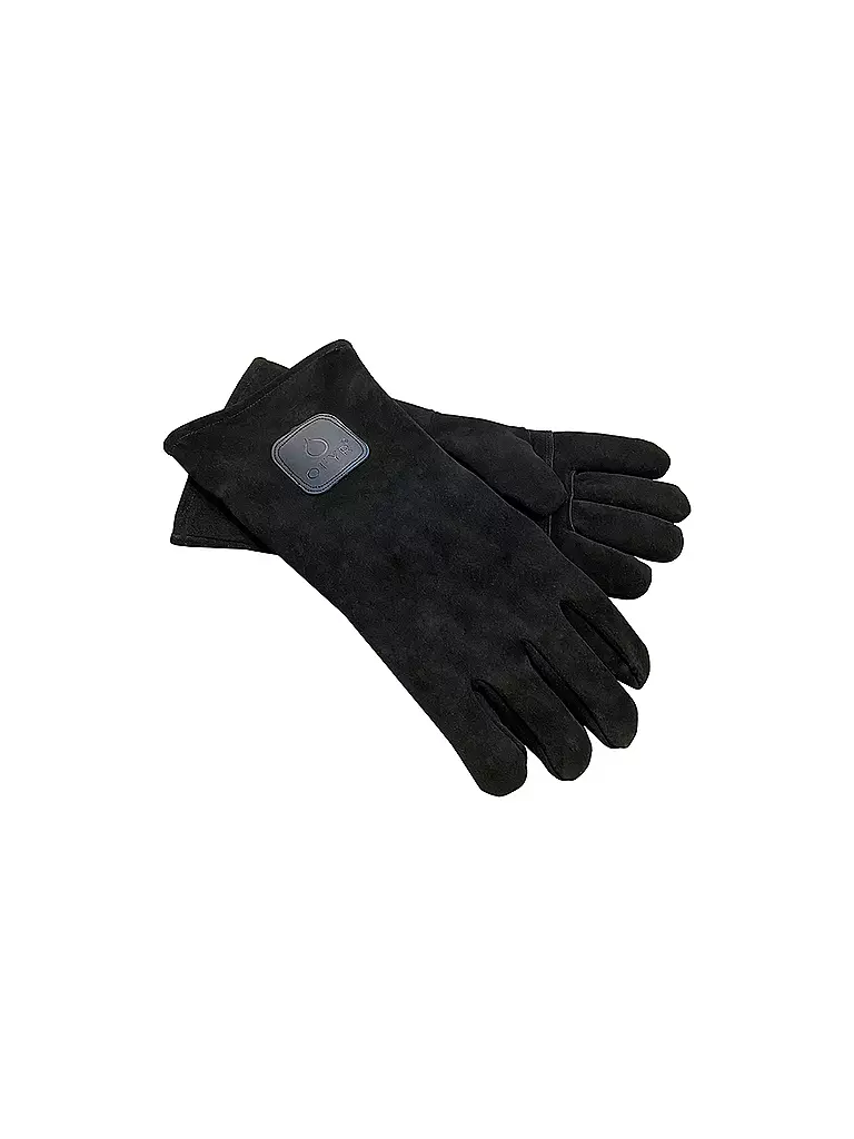 OFYR | Grillhandschuhe Wildleder Schwarz | schwarz