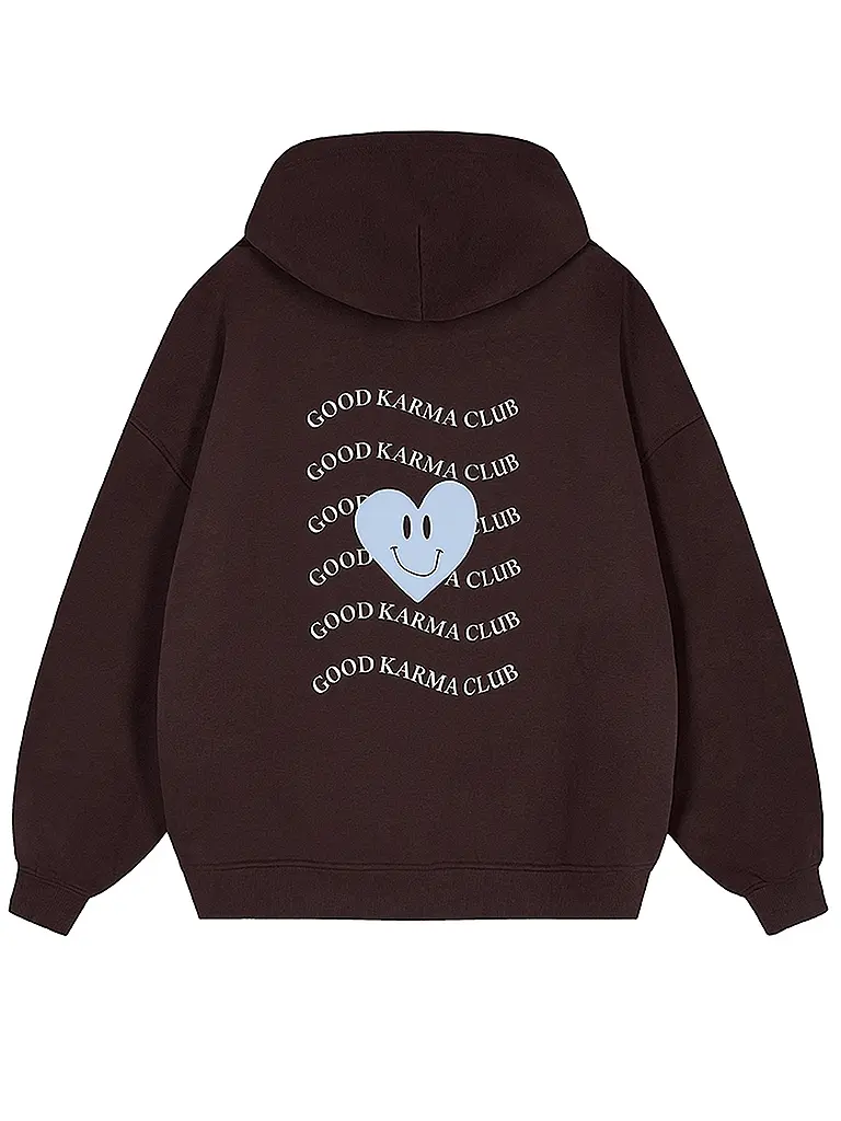 OH APRIL | Kapuzensweater - Hoodie GOOD KARMA WAVE | Braun